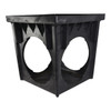 NDS 24" Four Hole Catch Basin Kit w/ Galvanized Metal Grate NDS 24" Four Hole Catch Basin Kit w/ Galvanized Metal Grate