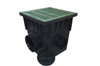 NDS 18" Four Hole Catch Basin Kit w/ Green Grate