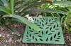 NDS Square Decorative Botanical Grate for 12" Basin - Green (Each)