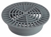NDS 10" Round Grate for 8" Pipe - Gray (Each)