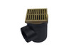 NDS Spee-D Basin Single Outlet Square Satin Brass Kit NDS Spee-D Basin Single Outlet Square Satin Brass Kit