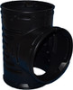 2" x 2" x 2" HDPE Singlewall Tee (BE)