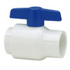 PVC   3/4" White PVC Utility Ball Valve (Socket)