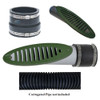 Mitered Drain Kit converts to HDPE Singlewall or Doublewall Corrugated Pipe Mitered Drain Kit converts to HDPE Singlewall or Doublewall Corrugated Pipe