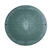 15" Round Cover - Lid - Green (Each)