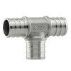 3/4" 304SS Stainless Steel Crimp PEX Tee (SSPEX-T07)