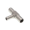 3/4" x 3/4" x 1/2" 304SS Stainless Steel Crimp PEX Tee (SSPEX-T070705) 3/4" x 3/4" x 1/2" 304SS Stainless Steel Crimp PEX Tee (SSPEX-T070705)