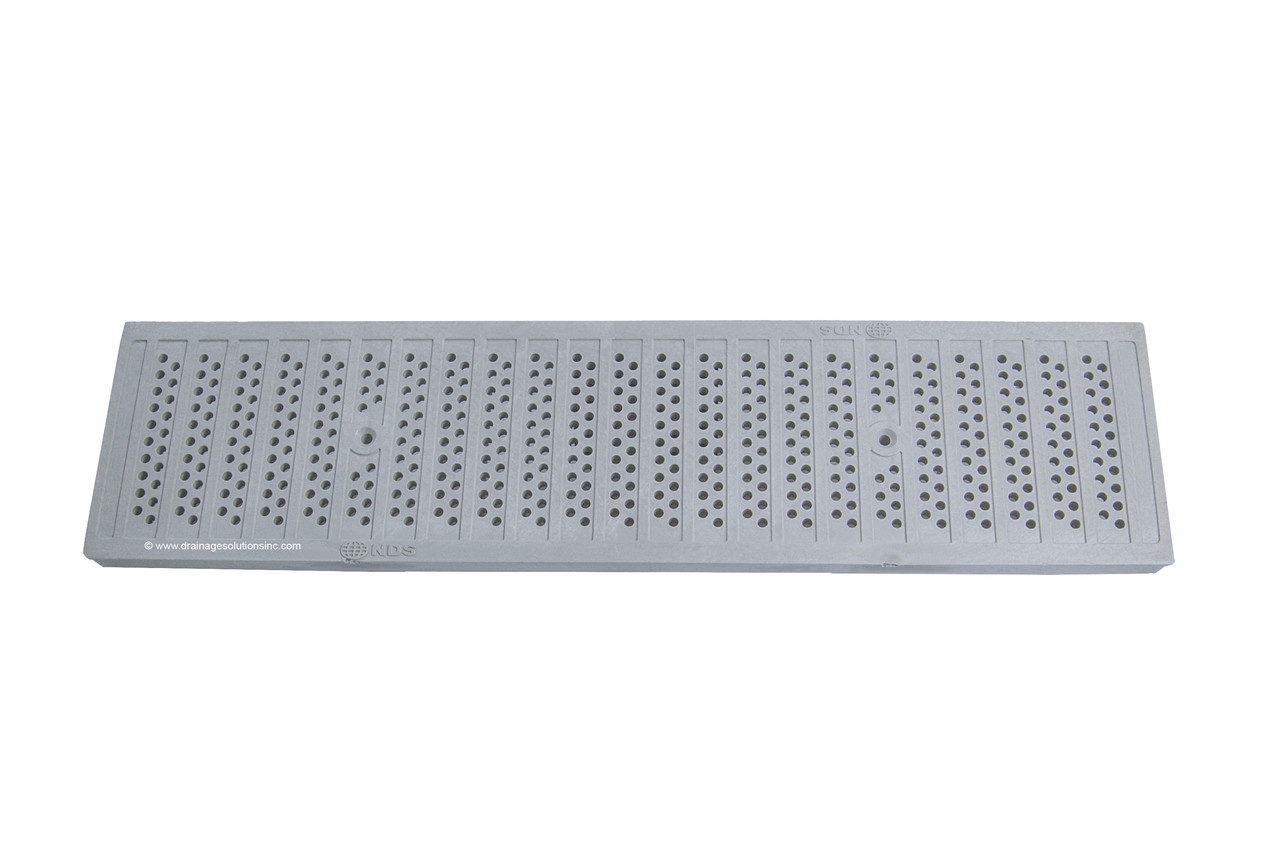 NDS Dura Slope Plastic Perforated Grate Gray (Box of 12) The