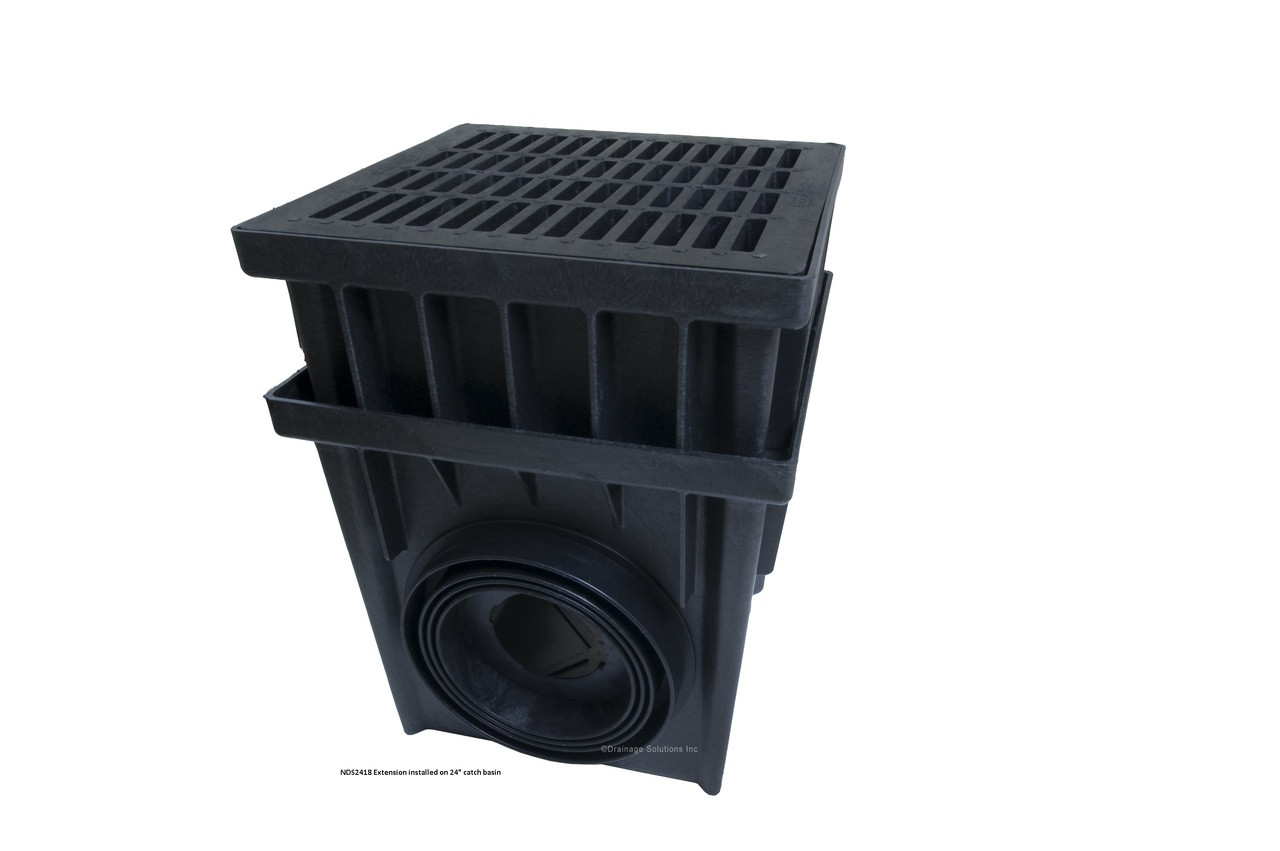 NDS 24" X 24" Catch Basin Riser Extension - The Drainage ...