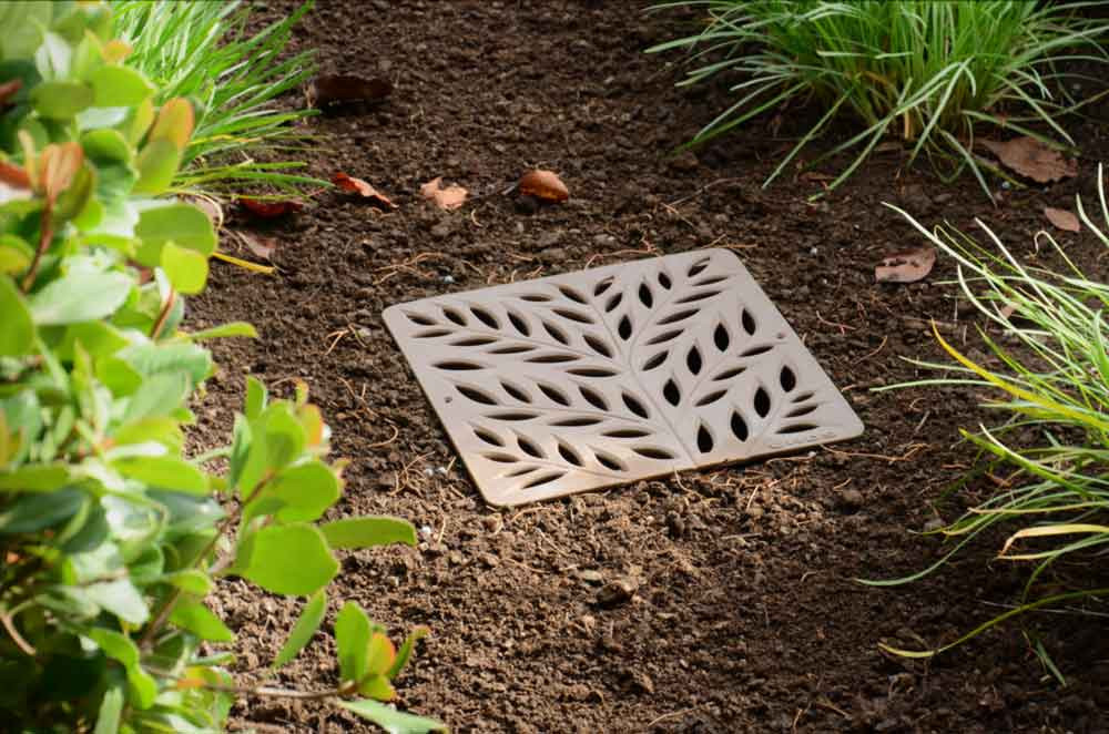 Nds 12 Catch Basin Kit W Sand Decorative Botanical Grate The