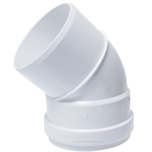 4" PVC SDR35 Gasket Joint Street 45 (1/8) (G x Sp) The Drainage