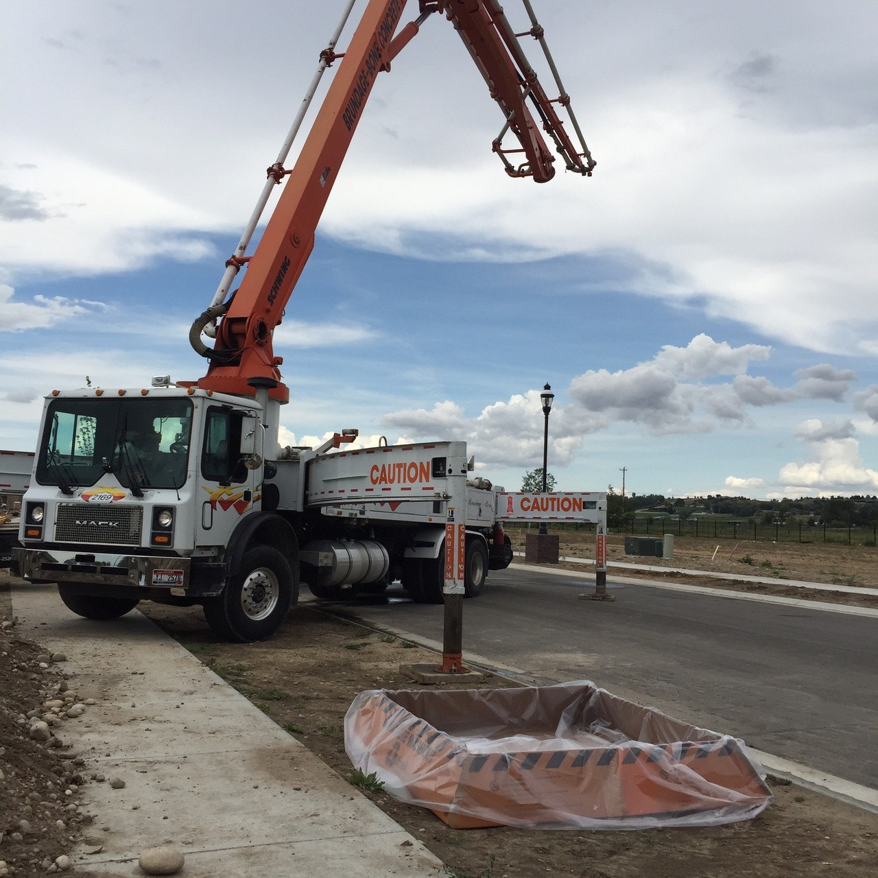 Outpak 30" x 30" Concrete Washout Container The Drainage Products Store