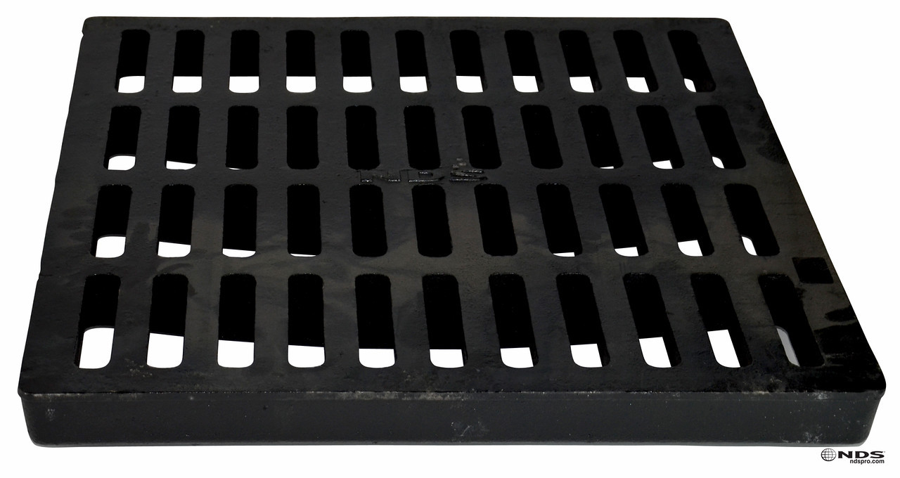 NDS 24" Two Hole Catch Basin Kit w/ Cast Iron Grate The Drainage