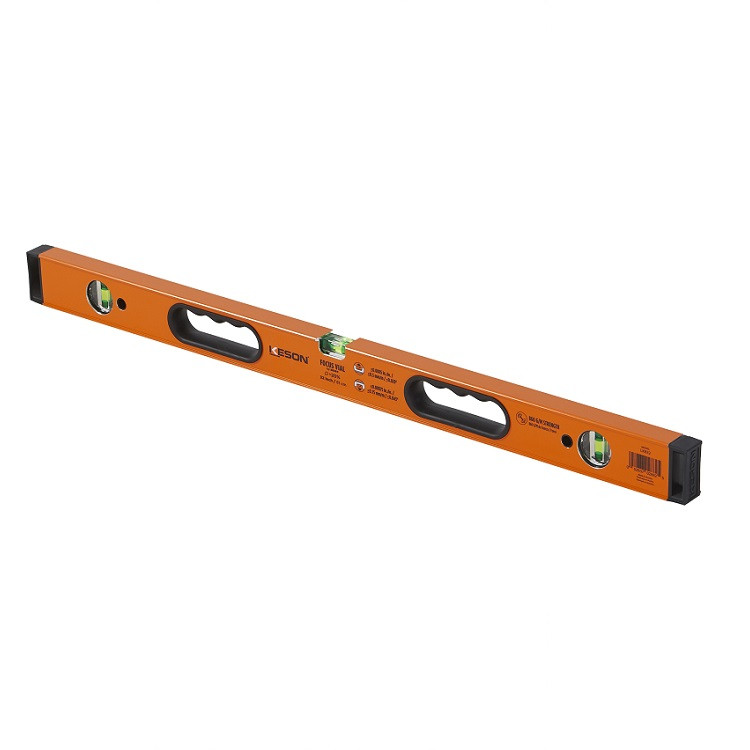 Keson LKB24 24-Inch Aluminum Box Beam Level With Magnified Vials - Orange, Made In Austria - View #9