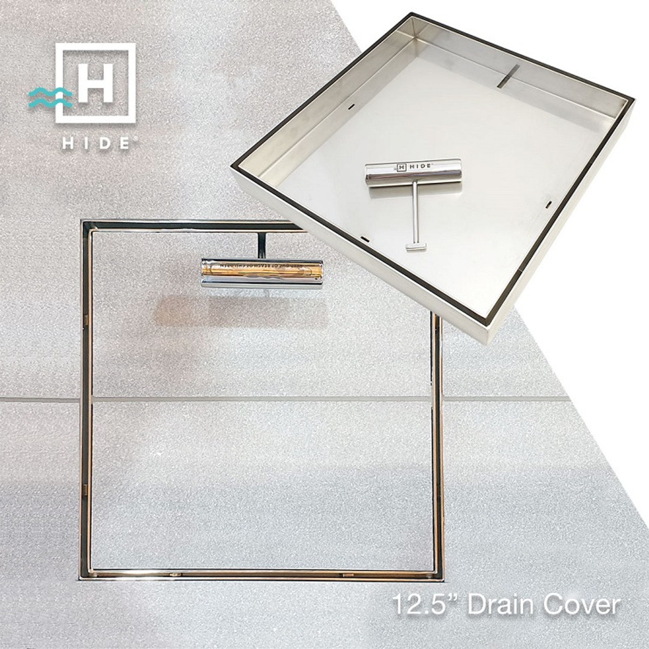 Hide A Drain Cover - Stainless Steel - Havens