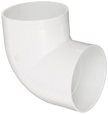 8" PVC DWV Vent 90 (1/4) (S x S)