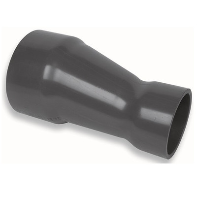 6" x 3" PVC Schedule 80 Eccentric Reducing Coupling (S x S)