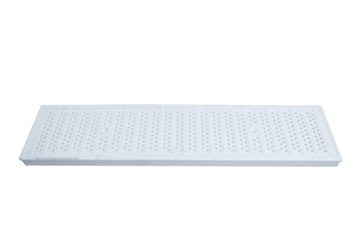 NDS Dura Slope Plastic Perforated Grate- White (Each)