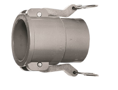 3" PVC Quick Disconnect (Female Coupler x PVC Socket)