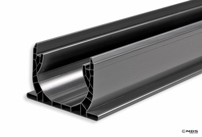 NDS Spee-D Channel Drain 4" x 4' (Gray) (Box of 6)