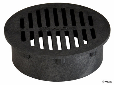 NDS  6" Round Grate - Black (Box of 10)