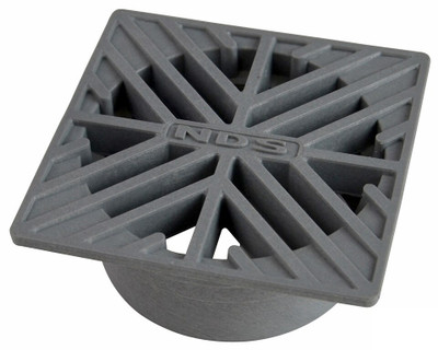 NDS  5" Square Grate - Gray (Each)
