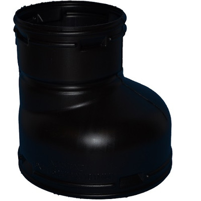 HDPE  6" x 4" Singlewall Offset Reducer Coupling (BE)