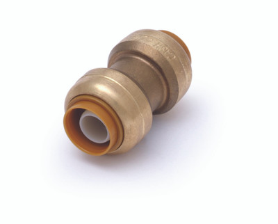 SharkBite 3/4" Brass Push-Fit Coupling (Lead Free)