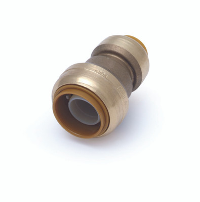SharkBite 1" x 3/4" Brass Push-Fit Reduce Coupling (LF)
