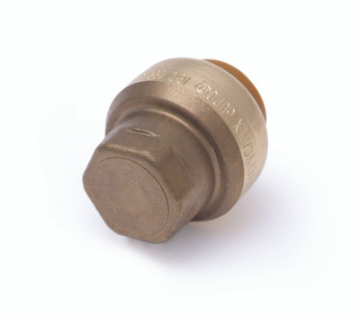 SharkBite 3/4" Brass Push-Fit End Cap / End Stop (Lead Free)