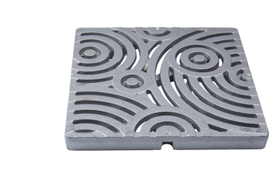 Iron Age Raw Cast Iron Oblio Grate for 12" Basin