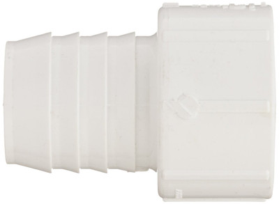 4" PVC Pipe Insert Adapter (Insert x Socket) (White)