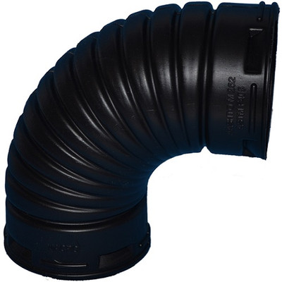 HDPE  4" Singlewall 90 (1/4) (BE)