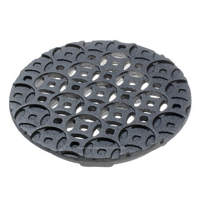 Iron Age Raw Cast Iron Interlaken 6" Round Grate