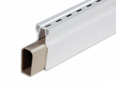 NDS Micro Channel 1 1/4" - White (5' Section) NDS Micro Channel 1 1/4" - White (5' Section)