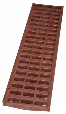 NDS Pro Series 5" Light Traffic Channel Grate - Brick Red (Each)