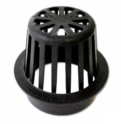 NDS  4" Atrium Grate - Black (Each)