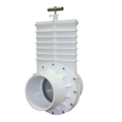 Valterra  6" PVC Knife Gate Valve w/Stainless Paddle (S x S)