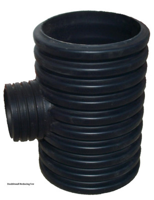 36" x 36" x 15" HDPE Doublewall Tee (PE)