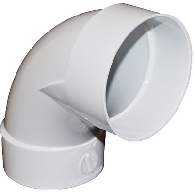 8" PVC SDR35 Solvent Weld Long Turn 90 (1/4) (S x S)