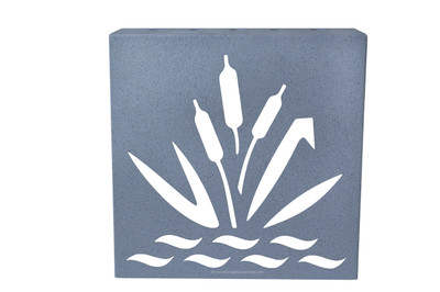 5" x 5" Pewter Decorative Retaining Wall Drain