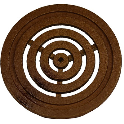 Iron Age Baked on Oil Finish Cast Iron Bullseye 6" Round Grate