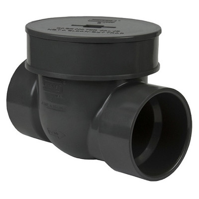 PVC 4" Backwater Valve (S x S)