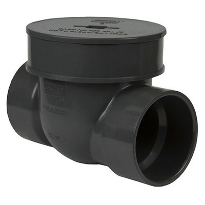PVC 3" Backwater Valve (S x S)