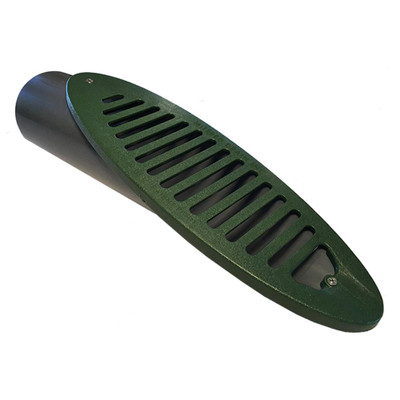 3" PVC Sch. 40 Mitered Drain w/Green HDPE Grate (Box of 12) 3" PVC Sch. 40 Mitered Drain w/Green HDPE Grate (Box of 12)