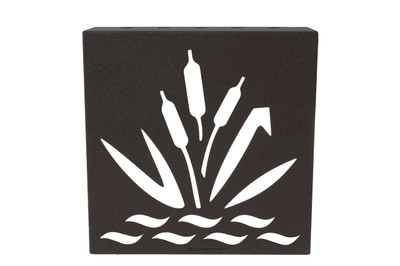 4" x 4" Weather Brown Decorative Retaining Wall Drain 