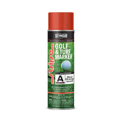 Fluorescent Red-Orange Stripe Golf & Turf Marker Paint 20-698