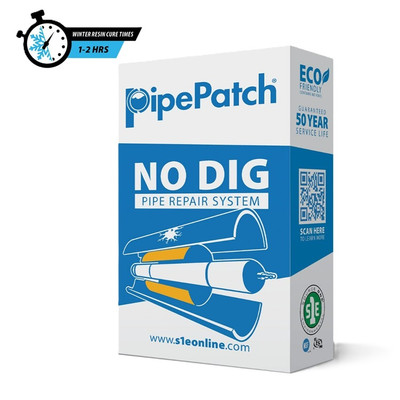 PipePatch 8" x 48" NO DIG Pipe Repair System - Winter Resin Kit