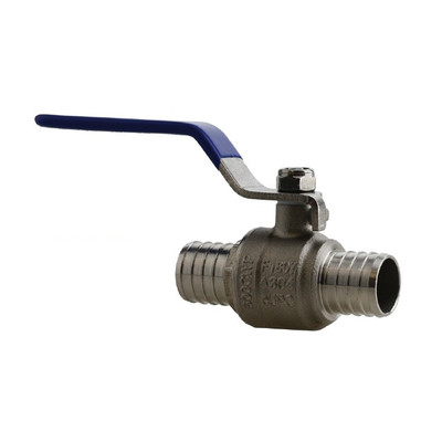 1" 304SS Stainless Steel Crimp PEX Ball Valve  (SSPEXBV-10)