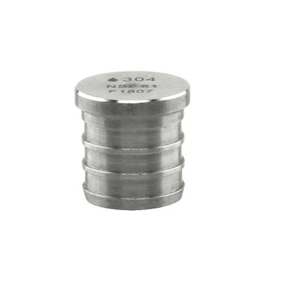 3/4" 304SS Stainless Steel Crimp PEX Plug (SSPEX-P07)